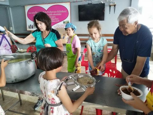 ✨Thank you for Mrs.Margaret Hasselbalch and Nice Family  🎉Giving without expecting anything in return  😆at Wat Don Chan Temple (Charity For Ophan Children ) , Chiang mai  ✨ѧŵͺ᷹  🎉١ҷѡ  ҹ ·Ǣح Ѵ͹ .§ չѡ¹ҡ 740 