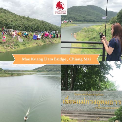 ✨ҡҹ͡Ѻ§㹷    ͹   ѹ Mr.Konthaitour йʶҹ سԴʺó  ǡѺоҹǹ͹ǧ Źѧçͧ§!!  ✅ͺ  оҹǹǸҵԢͧ͹ǧ 仴»ѹشó¹Өҡ͹żҹǻ Ҿ觴觹ѡ  ✅оҹ ¹ л äѺѡöҾԧ  ¹ѡͧöҪͧоҹжٻ繸ҵ Ѻ ҧ 360 ͧ  😊Enjoying the view with Beautiful Suspension Bridge in Mae Kuang dam , Chiang Mai, Thailand