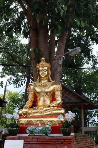 🔔คนไทยทัวร์ พาขอพร หลวงพ่อทันใจ ที่วัดพระธาตุดอยคำ เชียงใหม่  📍Wat Phra That Doi Kham (Golden Temple) ,Chiang Mai