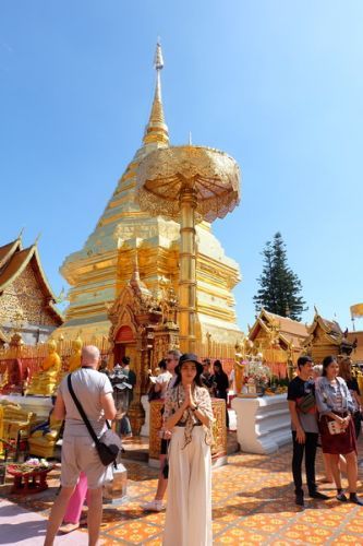 Wat Phra That Doi Suthep Temple the landmark of Chiang Mai