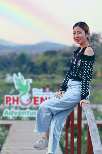 คนไทยทัวร์ ชวนน้อง MOMO พานั่งรถไฟเล่นที่    Phoenix Adventure Park ,Chiang Mai 